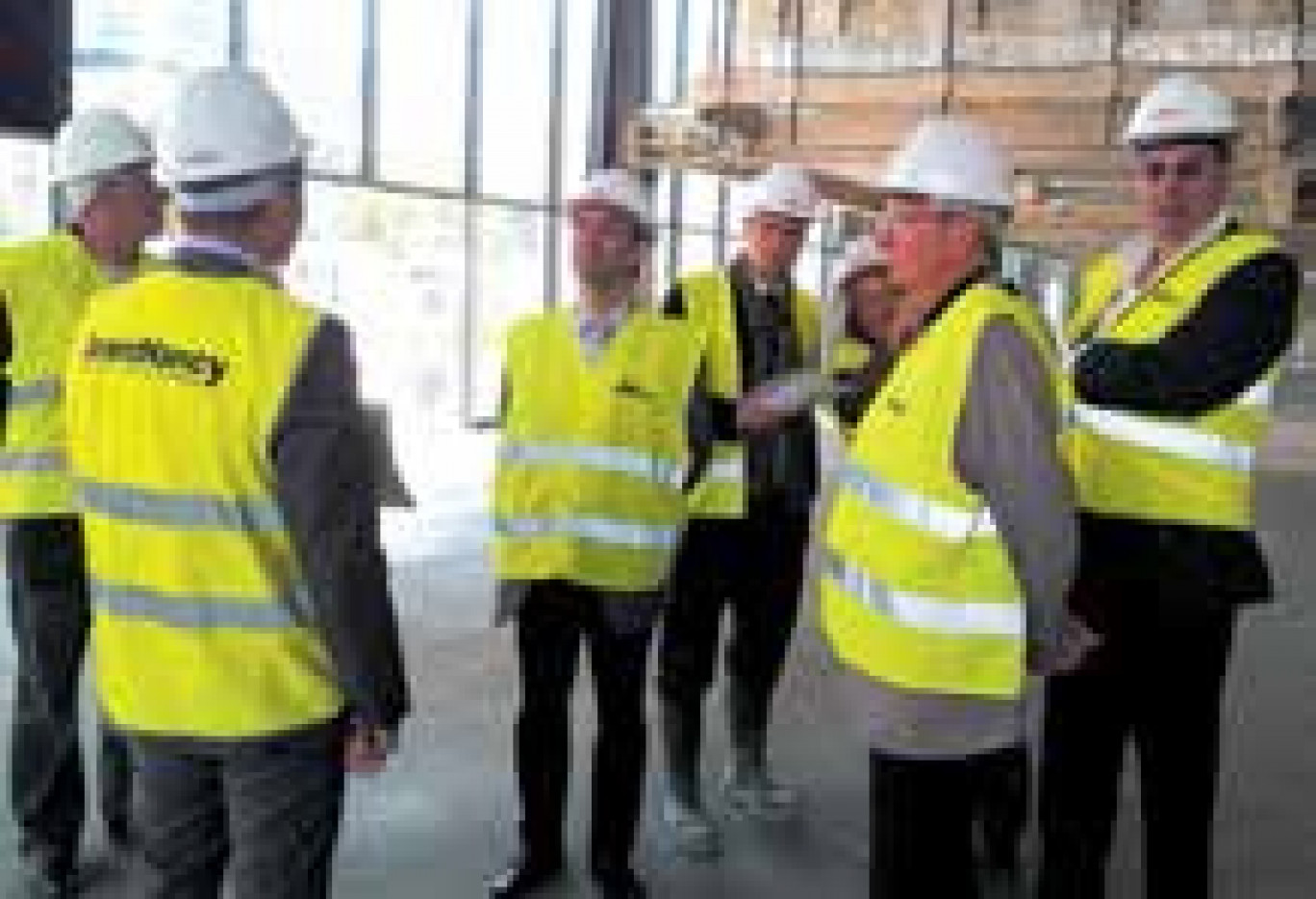 Les équipes du SNDGCT ont visité le chantier du futur centre de congrès Prouvé de Nancy.