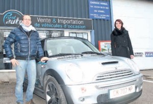 Julie Albertalli et Nicolas Virbel ont lancé depuis six mois Prest’Auto à Nancy. Une enseigne de vente de véhicules d’occasion d’importation… le SAV en plus.
