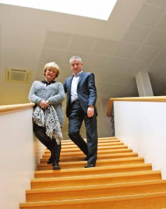 Sylvie Petiot et Arnaud Tisserand, un passage de relais préparé. «L’entreprise doit rester ancrée sur son territoire» 