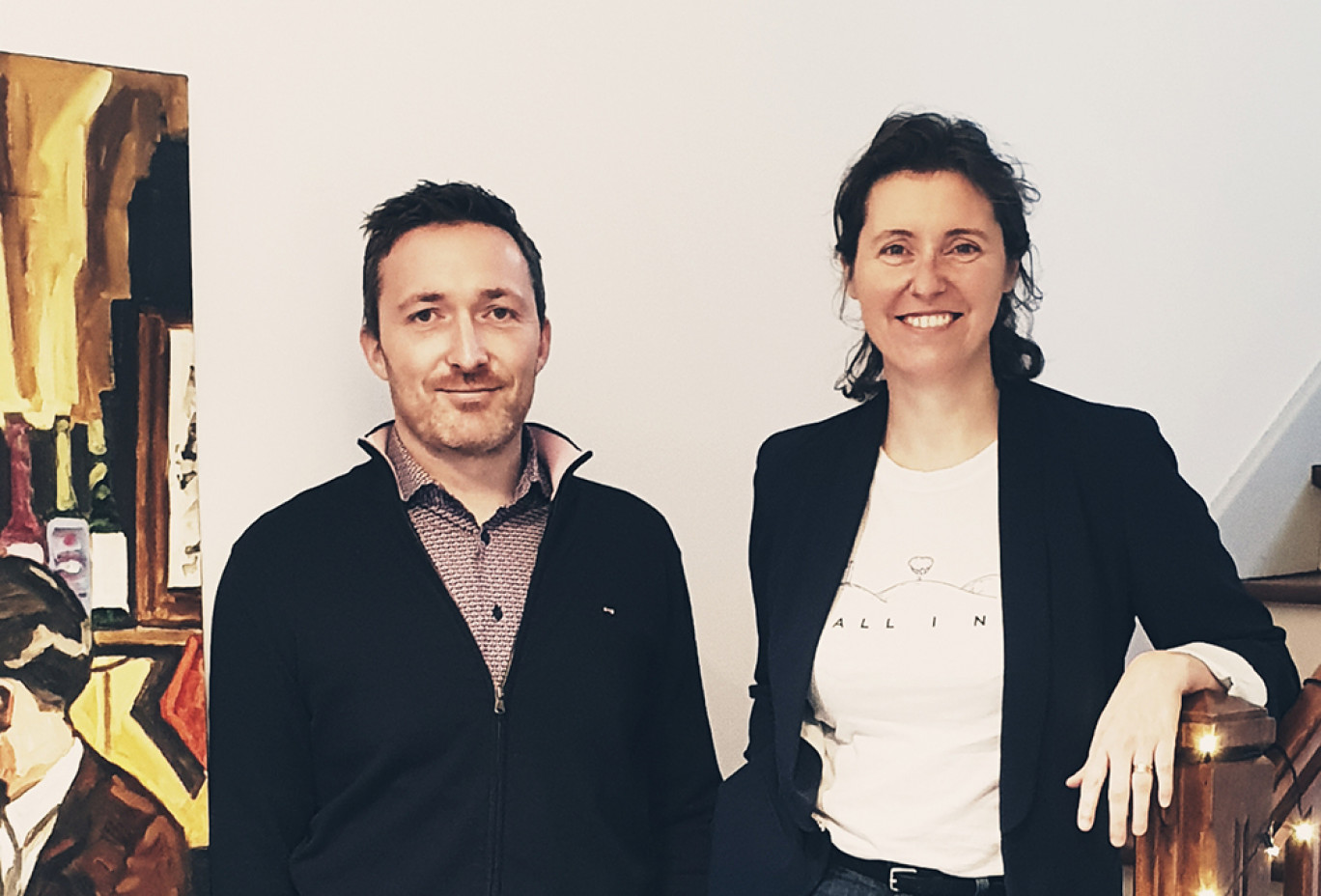 Rachel Delli-Gatti et Enrik Lafontaine, co-dirigeant.e.s du cabinet Barran Recrutement
