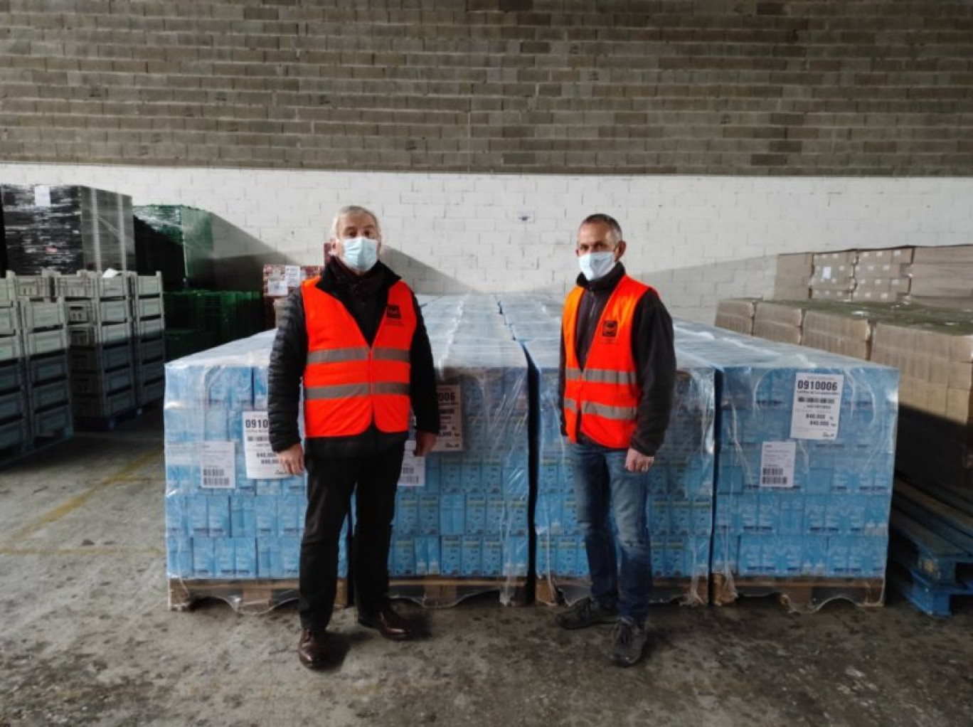 200 000 litres de lait pour la Banque alimentaire de Nancy et de Meurthe-et-Moselle.