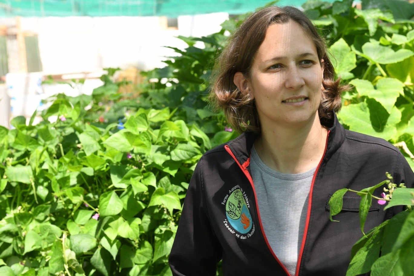 Noémie Charpentiers’est lancéedans le développement à grande échelle de l’aquaponie pour proposer au plus grand nombredes produits sains et naturels.