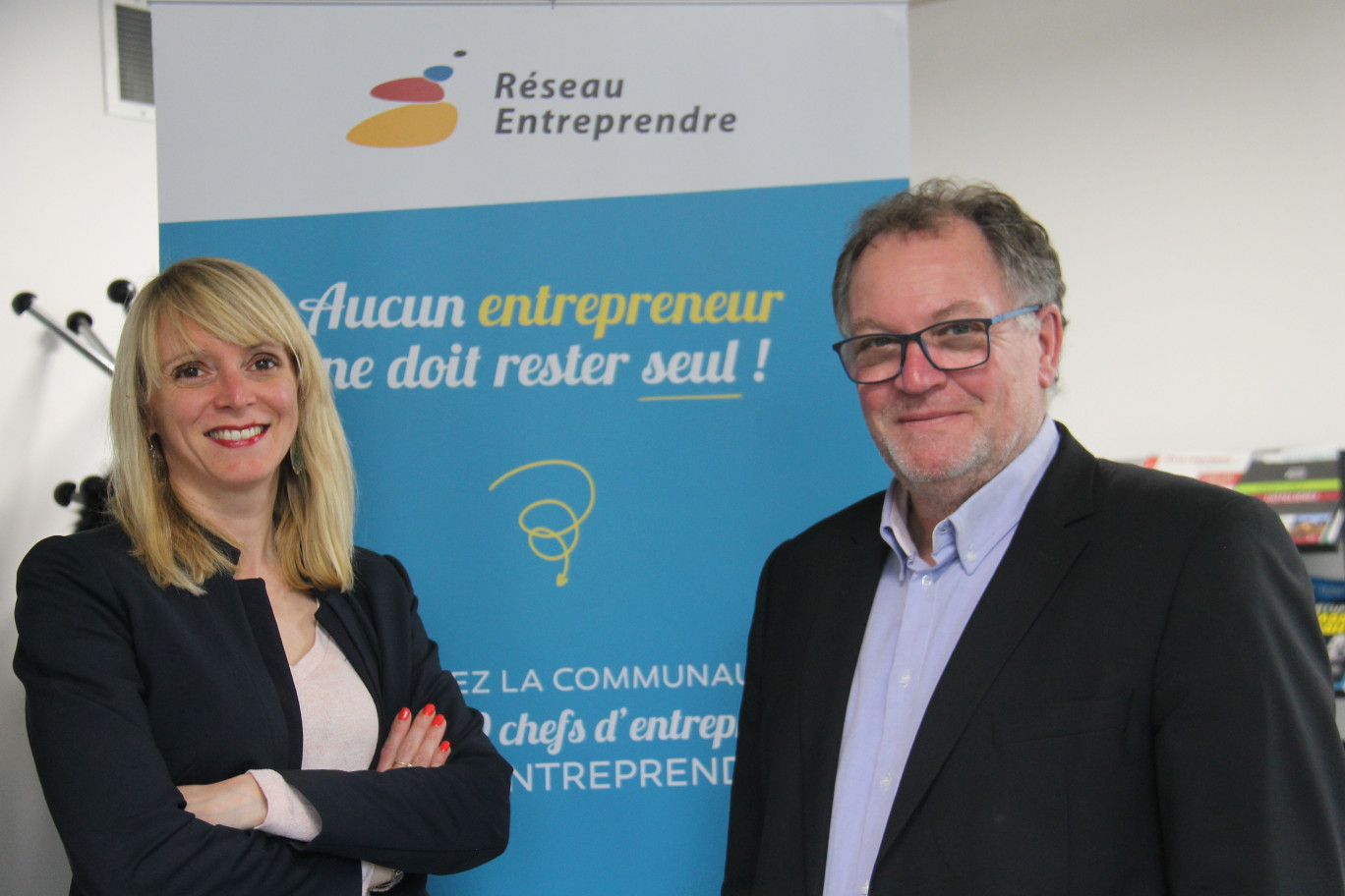 Sophie Tourscher, directrice et Patrick Zagel, président de Réseau Entreprendre Lorraine entendent accélérer le volet mise en réseau de leur association.