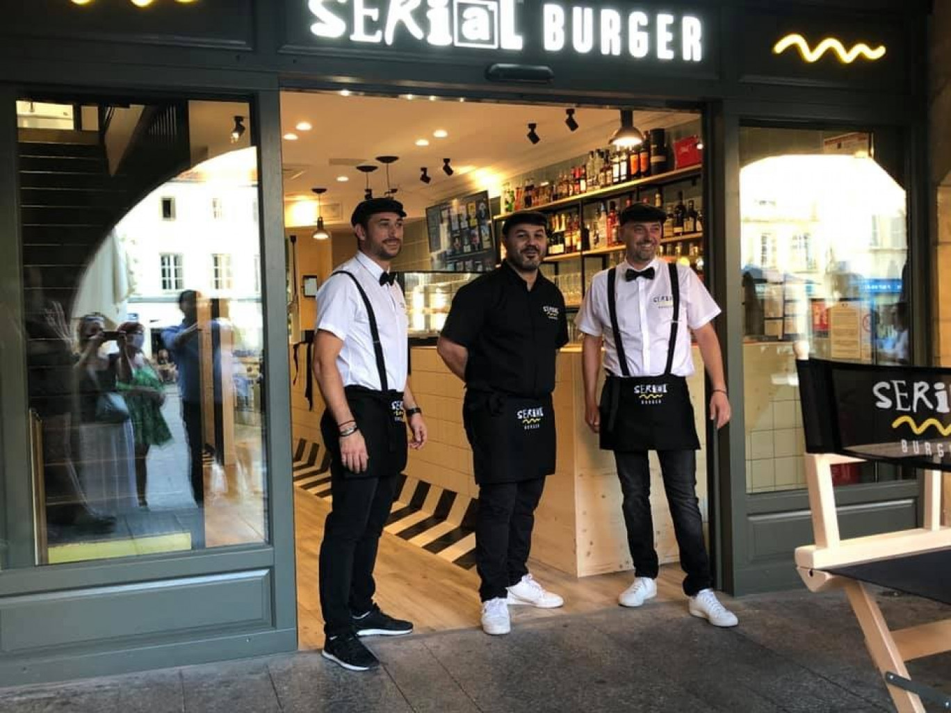 Sébastien, Romuald et Tarik, les trois fondateurs de Serial Burger.