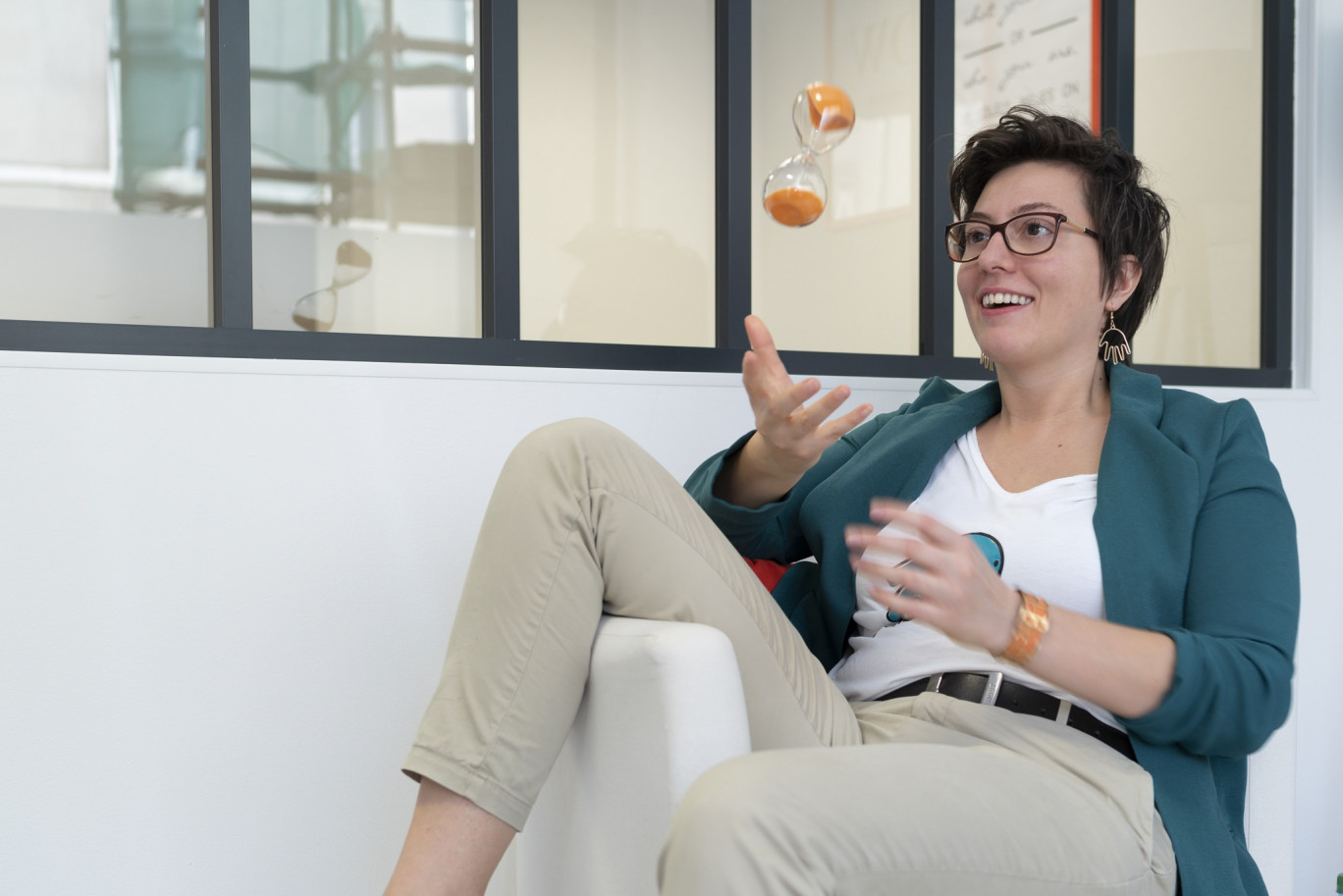 Émilie Adam, coach en développement personnel et professionnel, installée à Nancy.