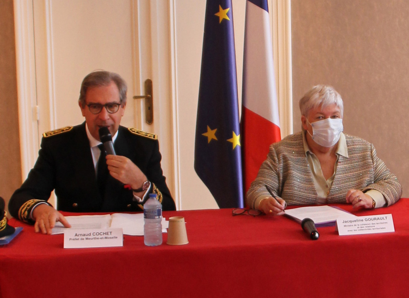 Le 29 juin en préfecture de Meurthe-et-Moselle, Jacqueline Gourault, la ministre de la Cohésion des territoires a signé plusieurs PRTE avec les collectivités territoriales du département.