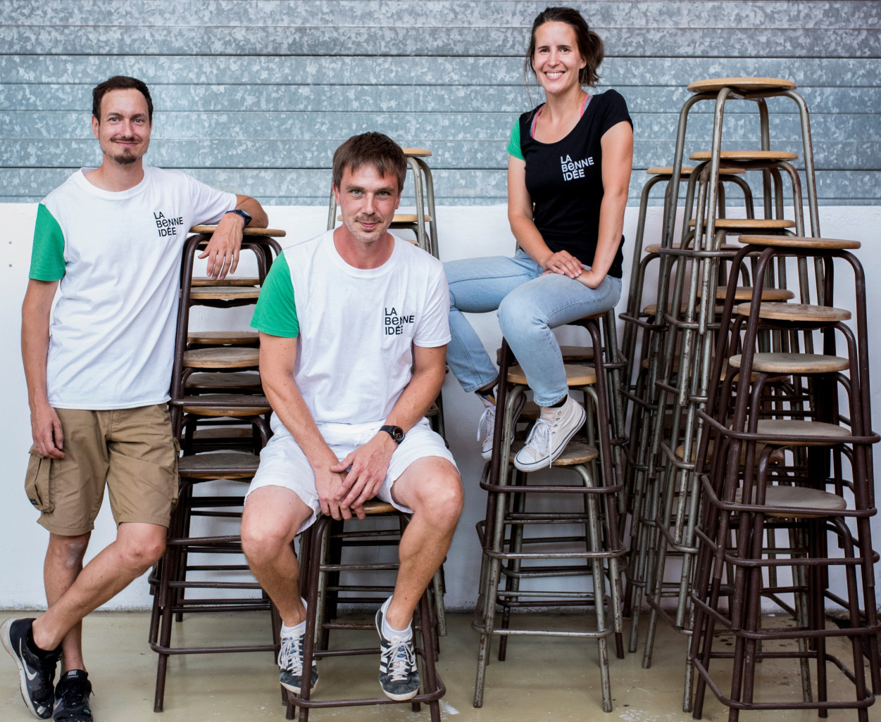 Antoine Plantier, Chloé Geiss et Thomas Henry. Crédit photo : Thibault Perisse