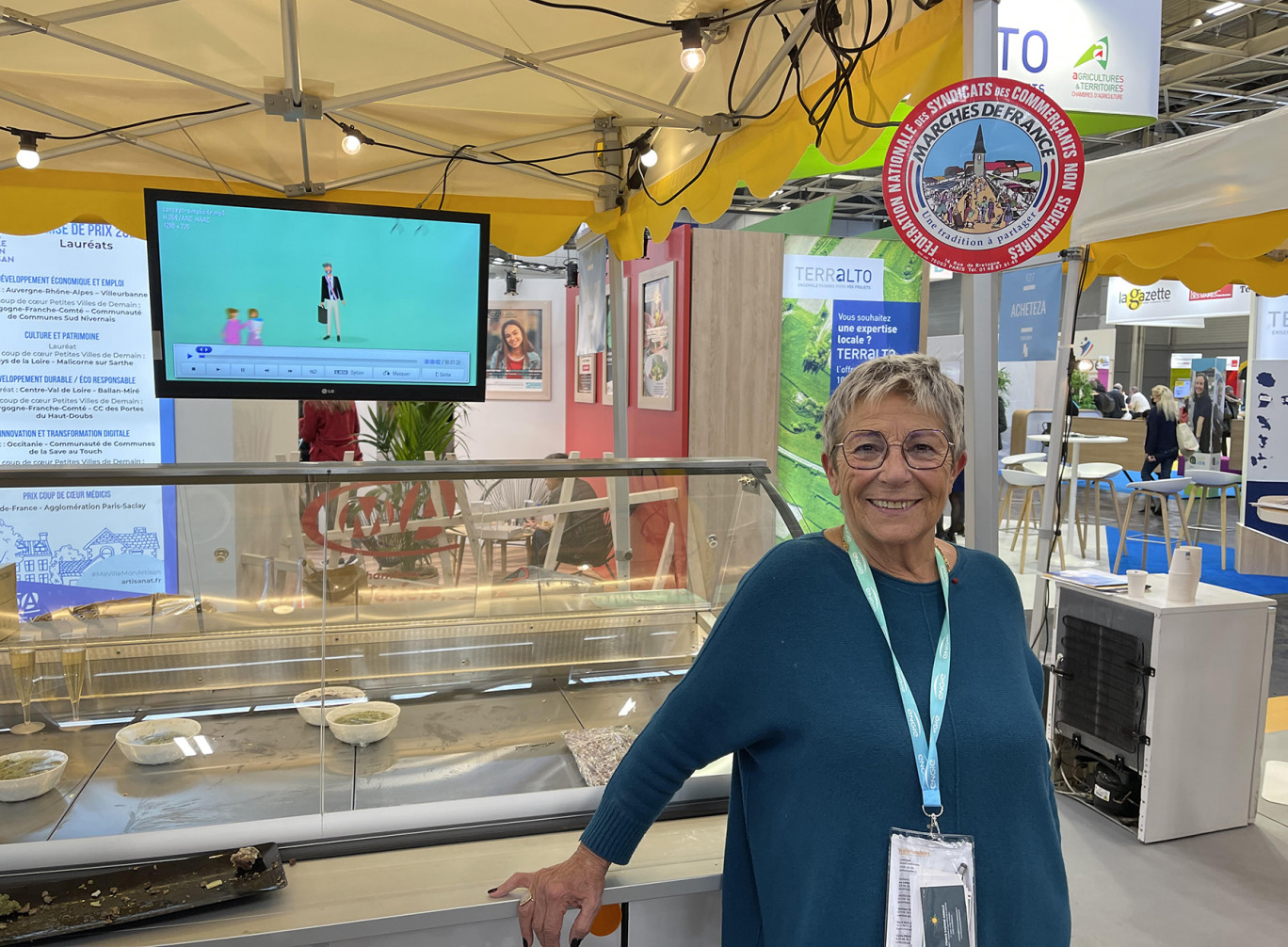 «Aujourd'hui, le plus important est de travailler avec les commerçants sédentaires parce que nous sommes là pour la pérennisation du commerce en cœur de ville», assure Monique Rubin.