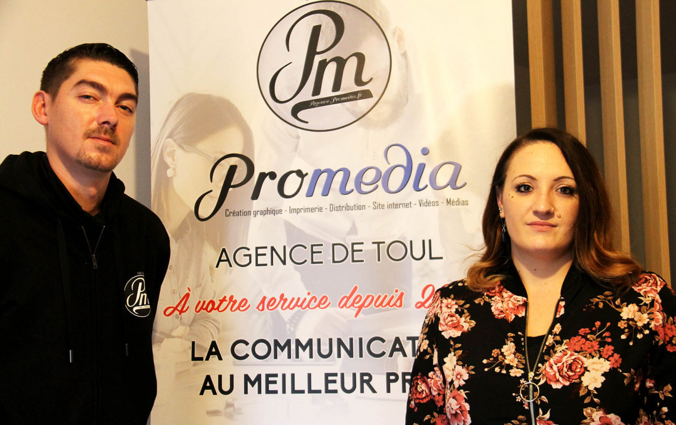 «Notre ADN, c’est le local. Nous travaillons avec des professionnels locaux pour des entrepreneurs locaux», assurent Yoann et Carole Bigeon, les pilotes de l’agence touloise Promedia. 