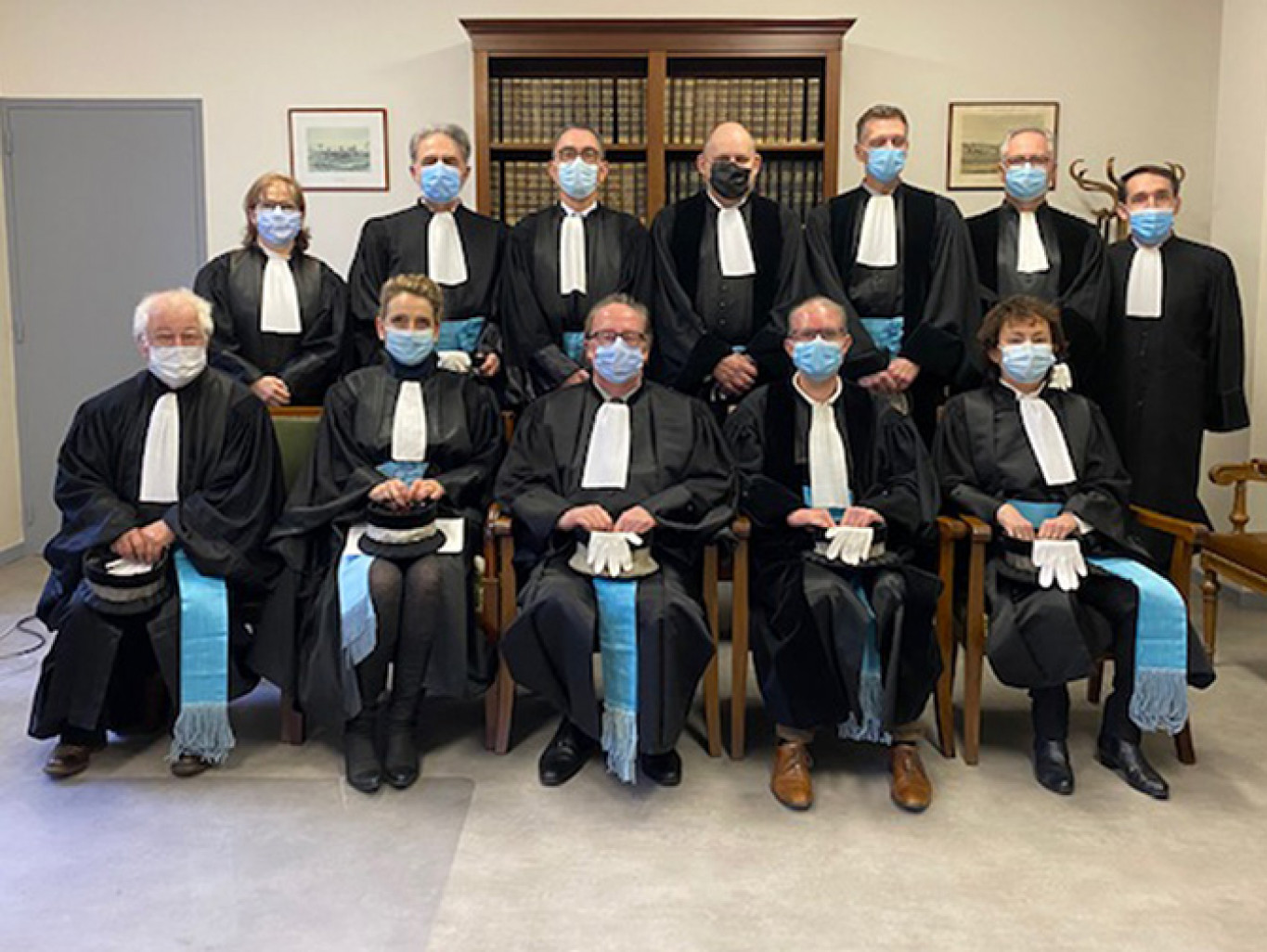 Les juges consulaires du tribunal de commerce de Val de Briey ont tenu leur audience solennelle de rentrée à huis clos.