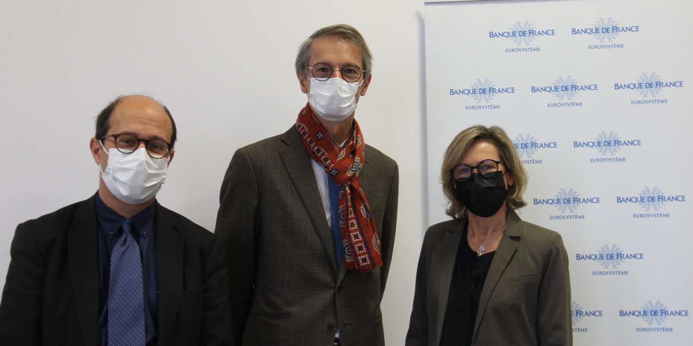 Stéphane Dagas, directeur de la communication et des partenariats de l’Urssaf Lorraine, Bertrand Gautier, directeur de la DDFP de Meurthe-et-Moselle et Sylvie Deprugney, directrice départementale de la Banque de France de Meurthe-et-Moselle. 