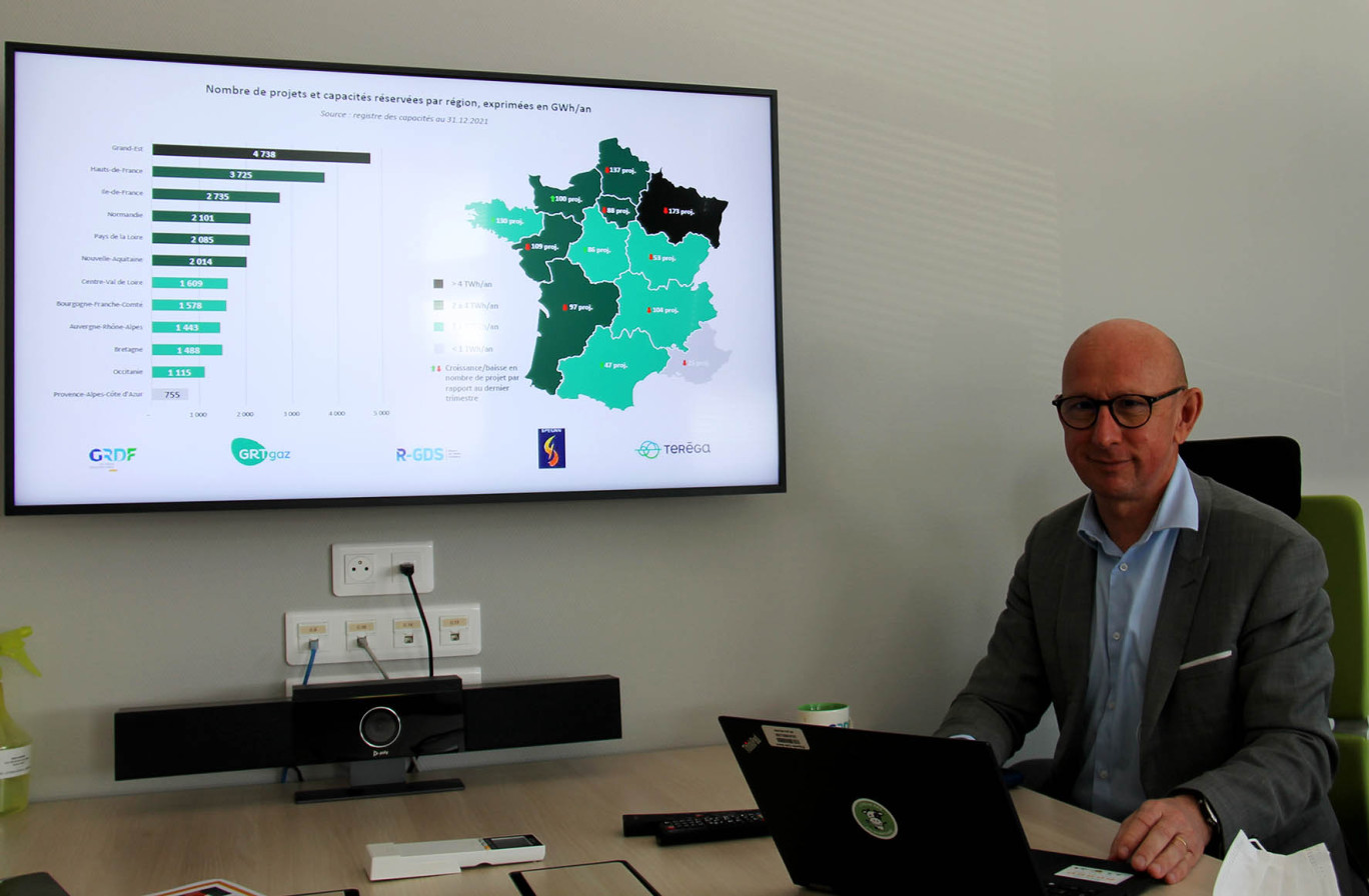 «Le gaz reste une énergie d’avenir si elle devient renouvelable», assure Emmanuel Connesson, le directeur territorial Grand Est de GRDF.