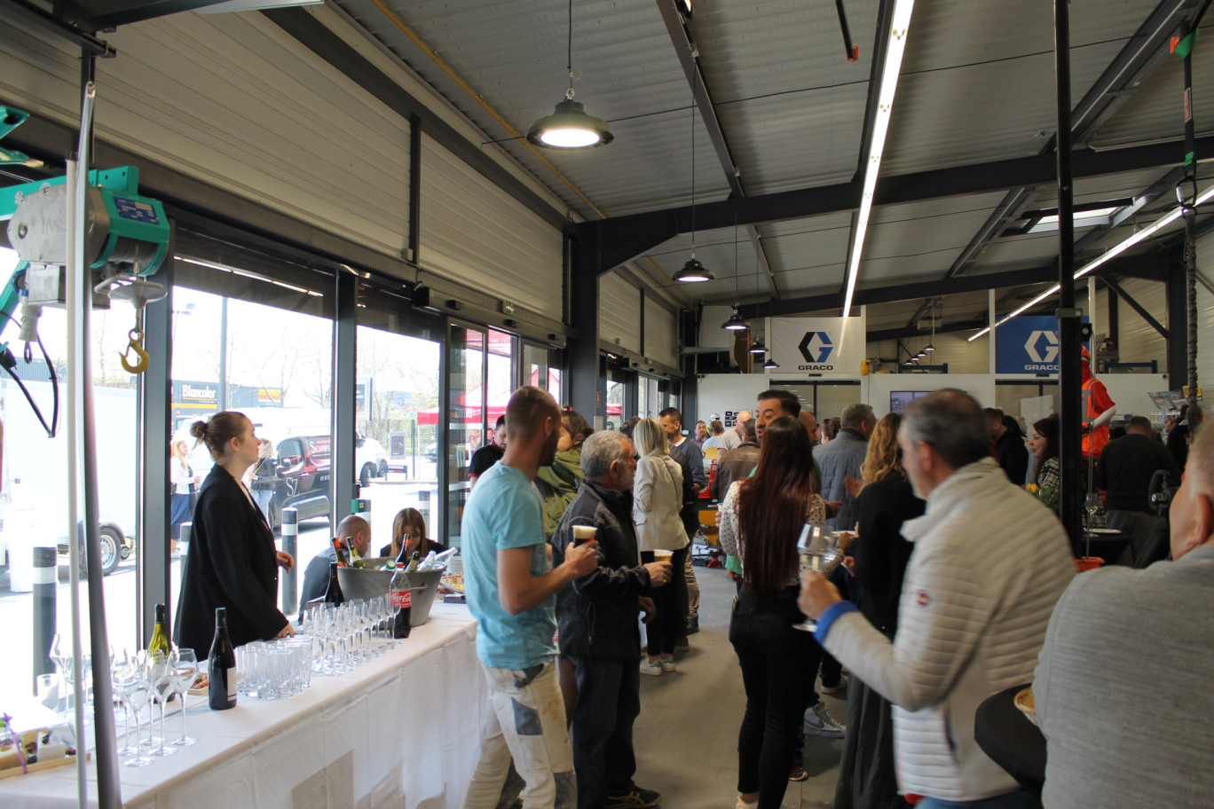 Une cinquantaine de personnes étaient présentes lors de l’inauguration de l’agence nancéienne Lorramatec rue Marcel Brot.  