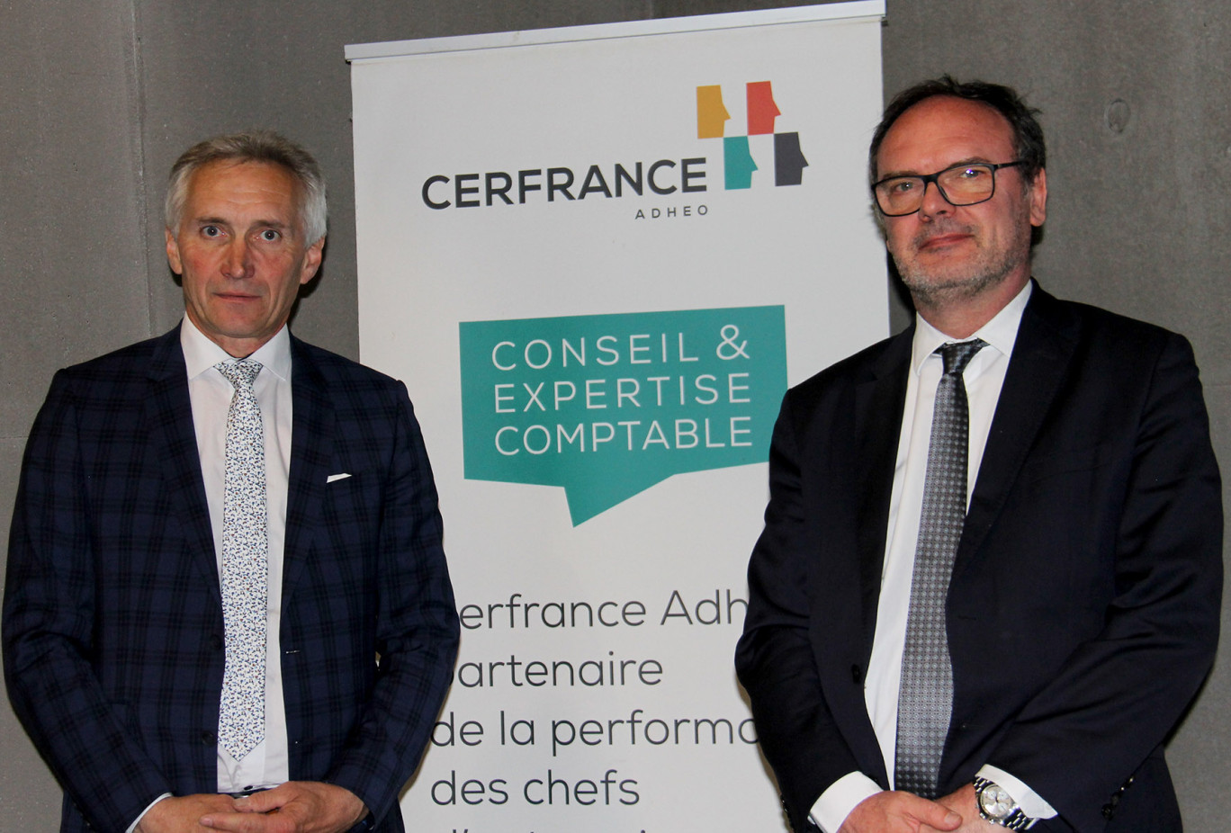 Maîtriser le virage numérique engagé, objectif affiché pour Fabrice Piquet et Jean René Lenne, respectivement président et directeur général de Cerfrance Adheo. 