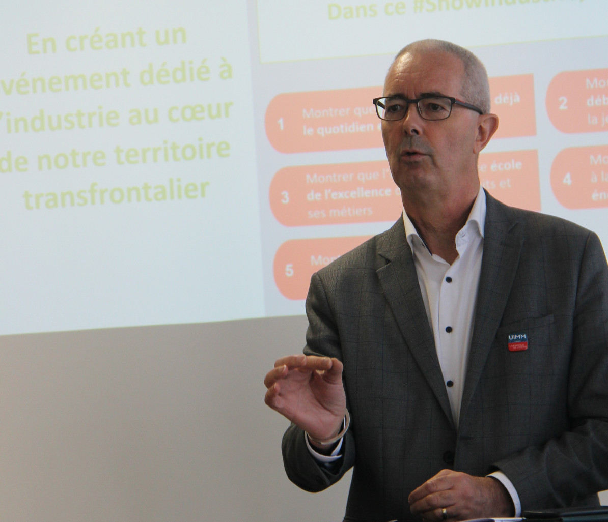 «C’est l’heure de remettre l’industrie à la place où elle se doit d’être !», assure Hervé Bauduin, président de l’UIMM Lorraine à la veille de Show industrie à Metz les 25 et 26 novembre.