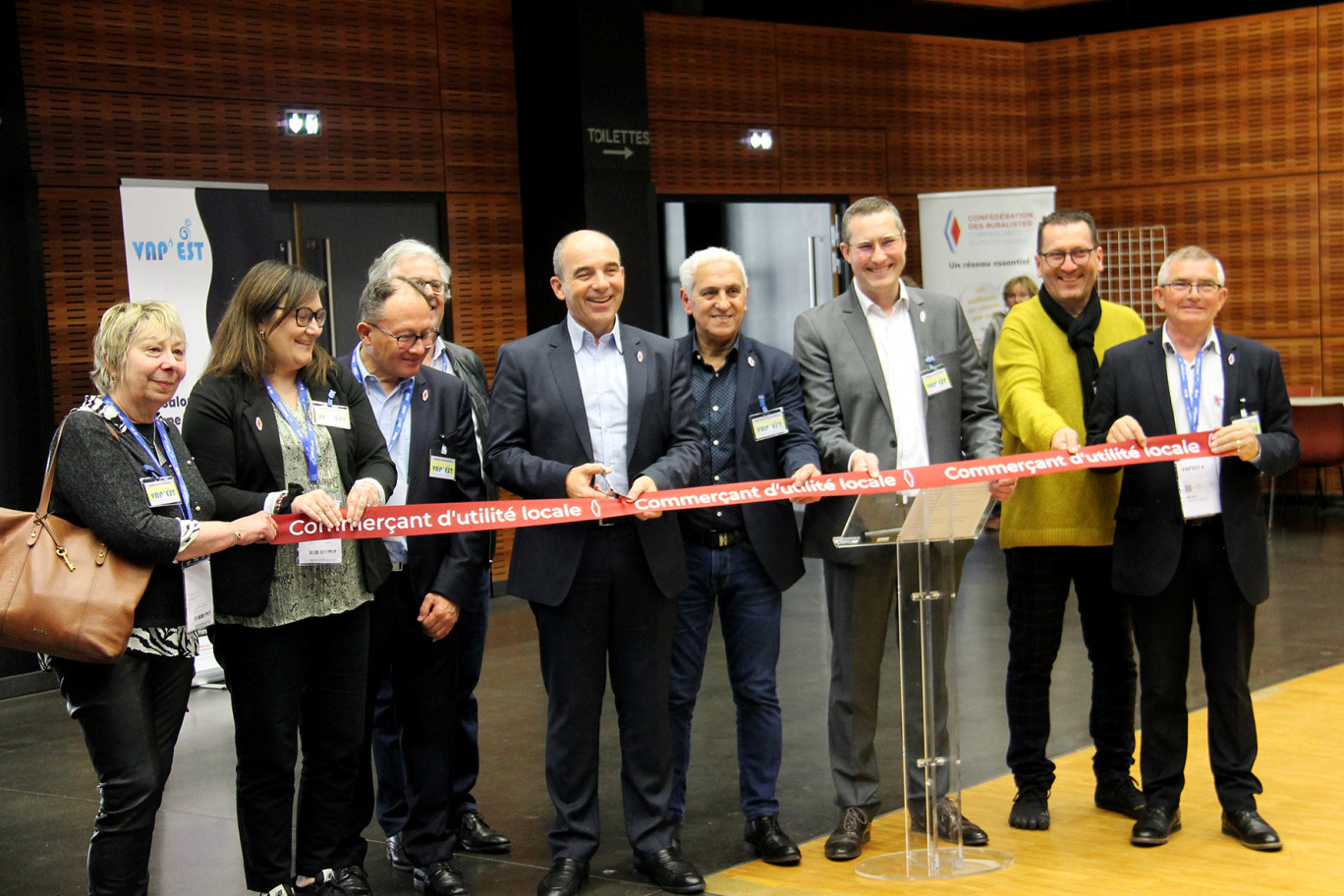 Philippe Coy, président de la Confédération des buralistes, a inauguré la troisième édition du salon Vap’Est le 25 mars à l’Arsenal de Toul. 