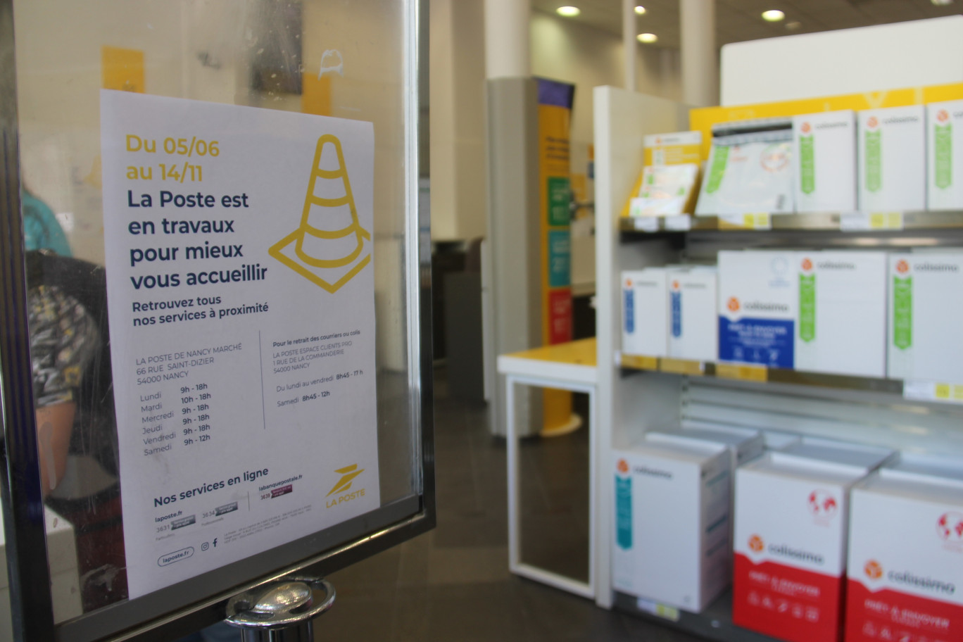 Le bureau de Poste Nancy Saint-Jean entre dans une phase de rénovation de cinq mois ! Il sera le premier en Lorraine à afficher le nouveau visage de la nouvelle génération de bureaux du groupe postal.