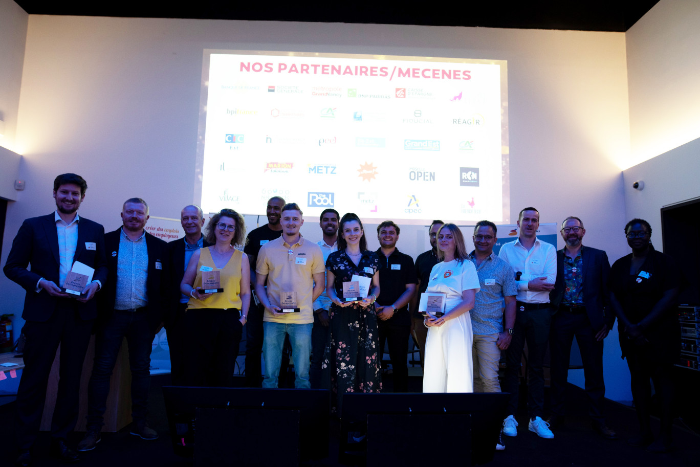 © : REL Vingt lauréats de Réseau Entreprendre Lorraine ont été mis en lumière à l’occasion de la traditionnelle Fête des lauréats de ce réseau le 8 juin dernier au stade Saint-Symphorien à Longeville-lès-Metz.
