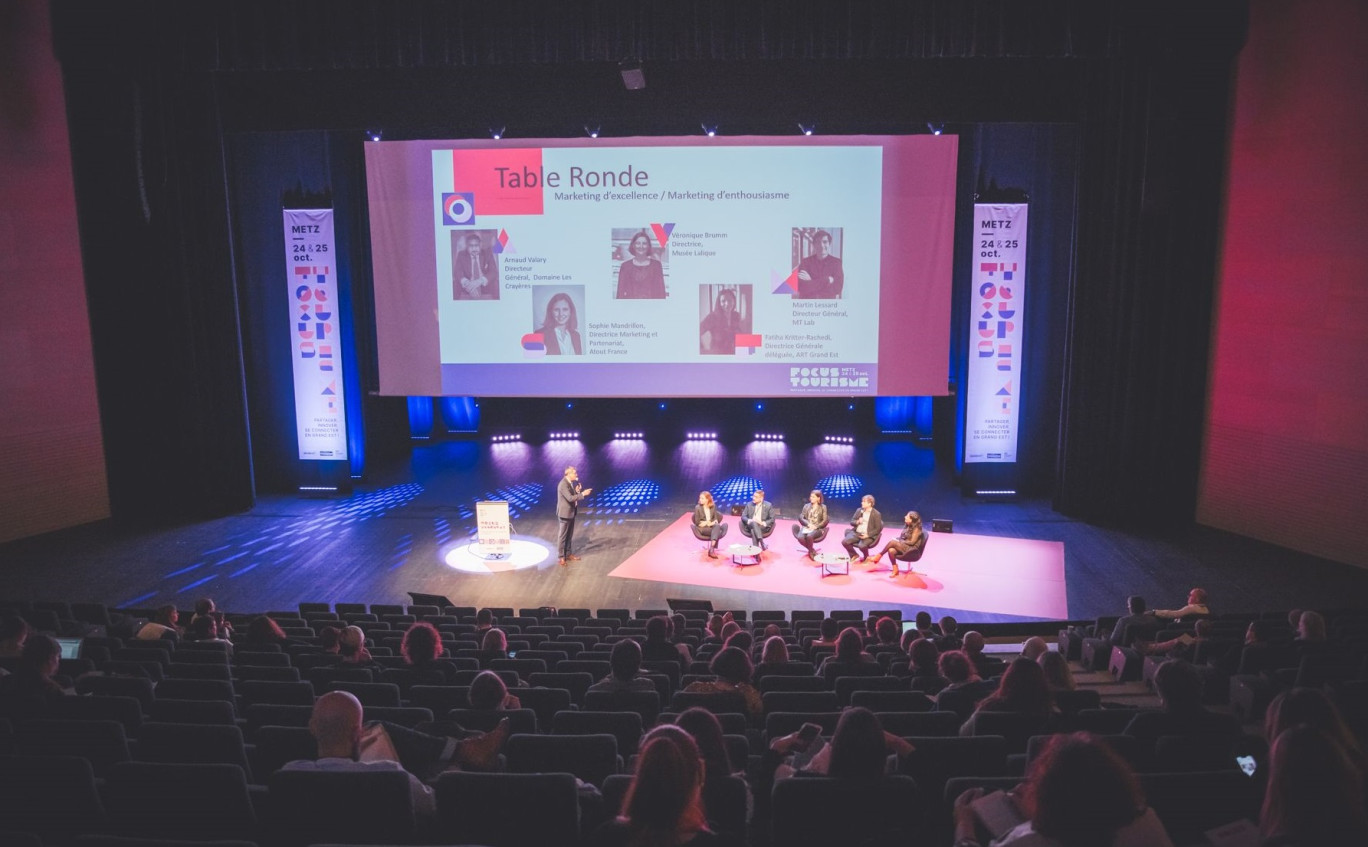 Focus Tourisme, les premières rencontres régionales du tourisme dans le Grand Est, se sont déroulées fin octobre à Metz. Objectif : construire le tourisme de demain dans la région. © : Focus Tourisme