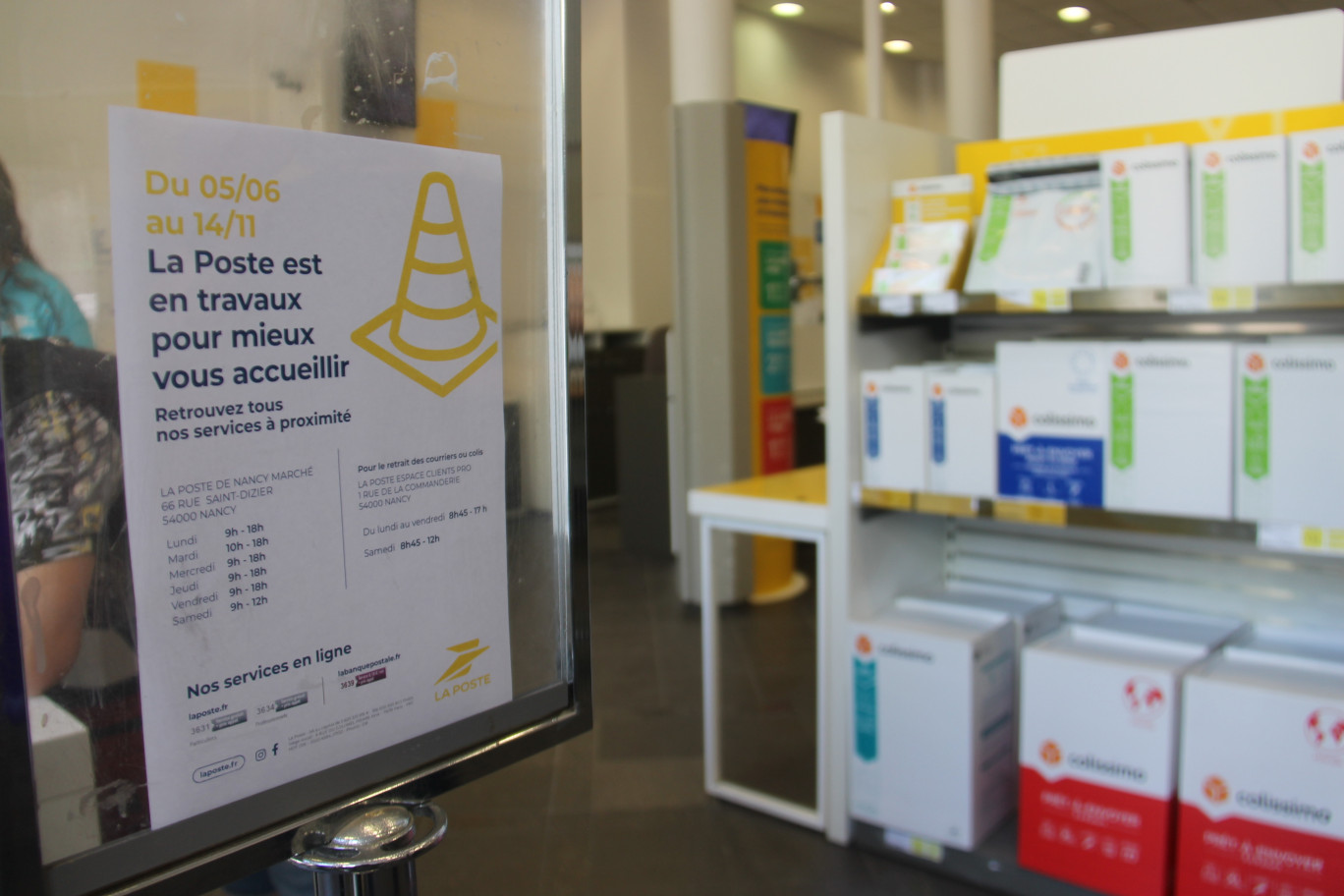 La Poste de Nancy Saint-Jean rouvrira ses portes le 14 novembre après cinq mois de travaux. 