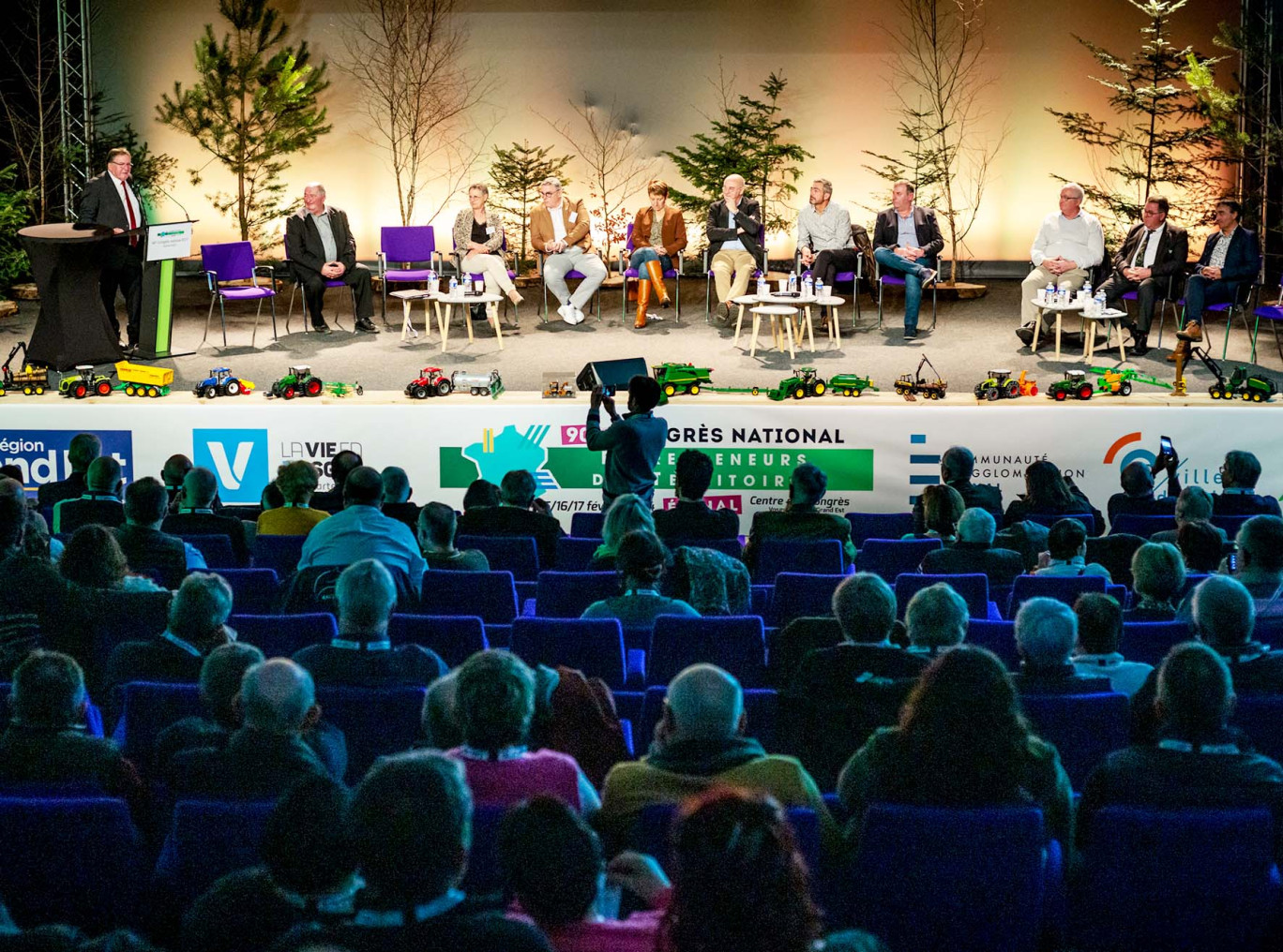 © : FNEDT ﻿Le centre des congrès d’Épinal a accueilli le 90e congrès national de la FNEDT sur fond de mobilisation du monde agricole.