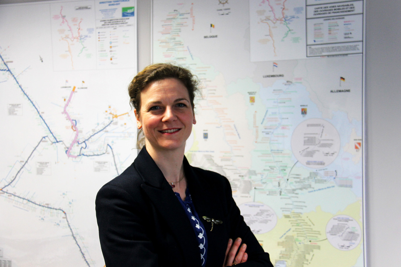 © VNF «La Moselle canalisée a vocation à se développer compte tenu de ce besoin en transports massifiés et décarbonés et de la saturation du réseau autoroutier», assure Sophie-Charlotte Valentin, directrice territoriale Nord Est de VNF.