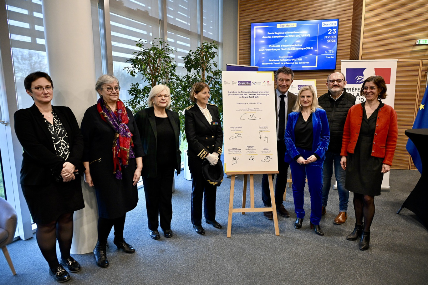 © Jean-Luc Stadler - Région Grand Est Un nouveau Pacte régional d’investissement dans les compétences (PRIC) vient d’être signé entre la Région et l’État. 200 M€ seront débloqués cette année visant notamment à lutter contre les tensions de recrutement.