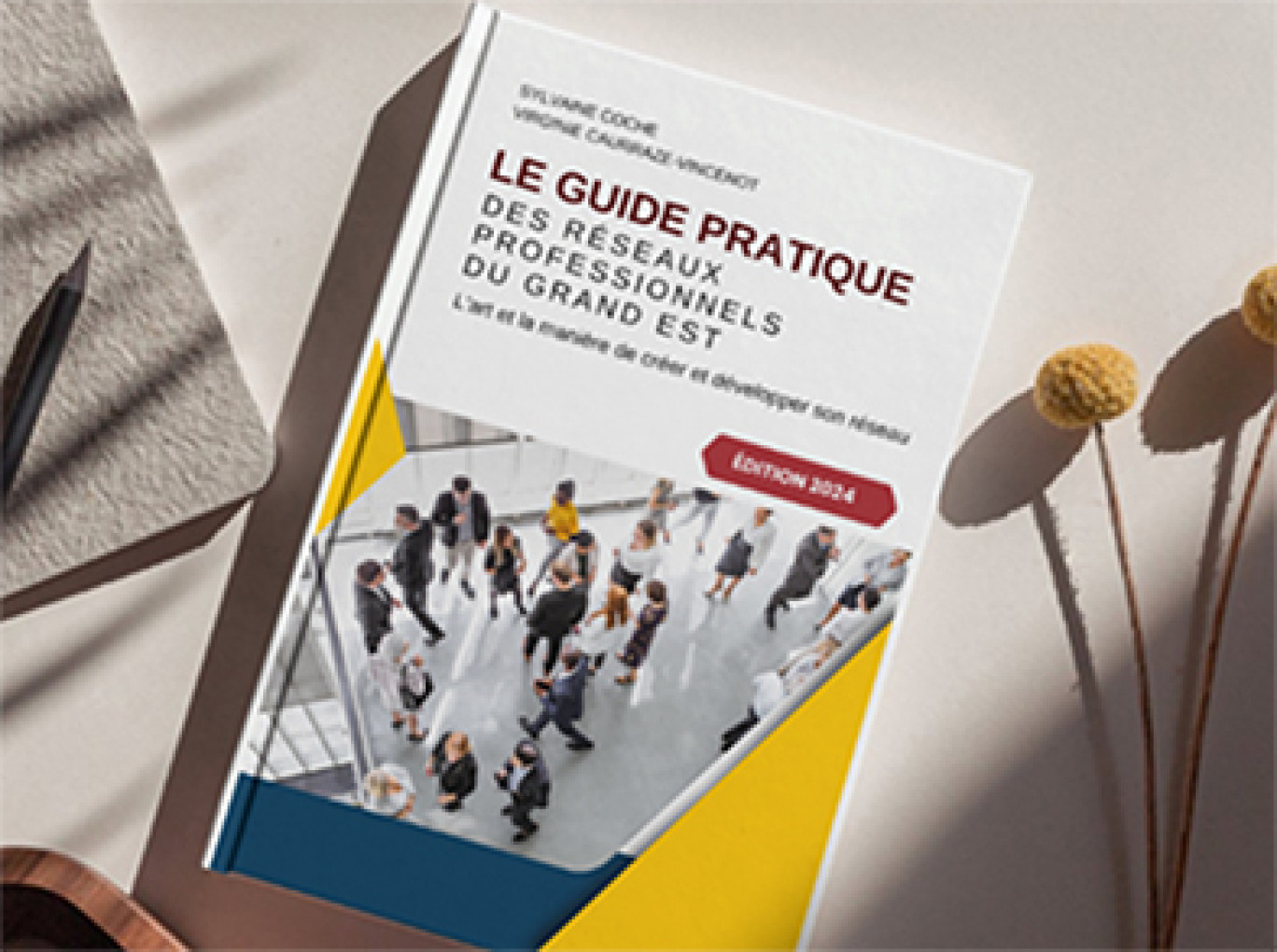 «Le Guide pratique des réseaux professionnels du Grand Est» est le fruit de l’expérience de deux entrepreneuses lorraines : Sylvaine Coche, pilote de l’agence de communication Écrits Parfaits et Virginie Caurraze-Vincenot de l’agence de communication digitale Click and Like.