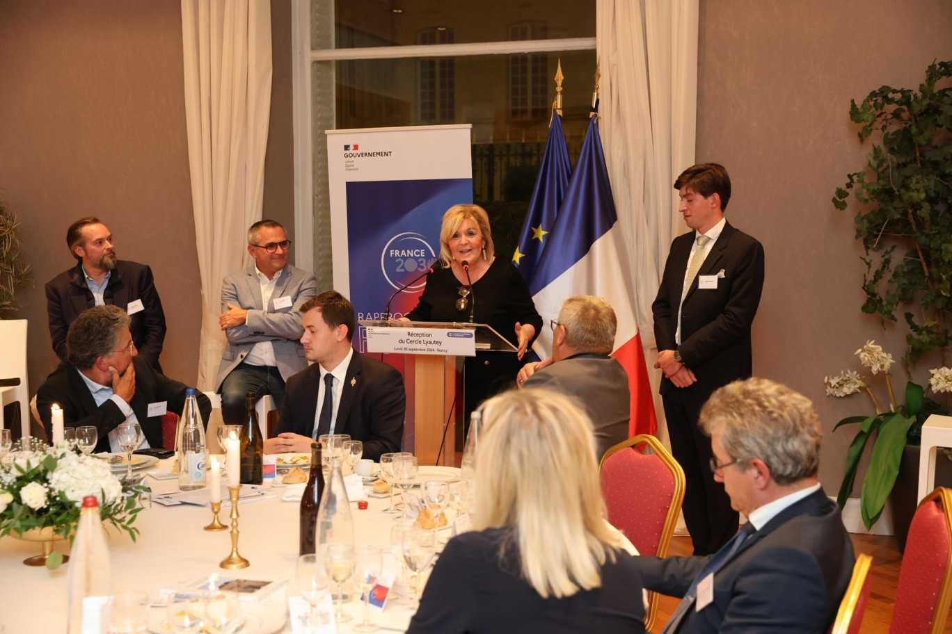 © Préfecture de Meurthe-et-Moselle. Le 30 septembre, Françoise Souliman, préfète de Meurthe-et-Moselle, a fait le point sur le Plan France 2030 dans le département, à l’occasion du dîner du Cercle Lyautey.