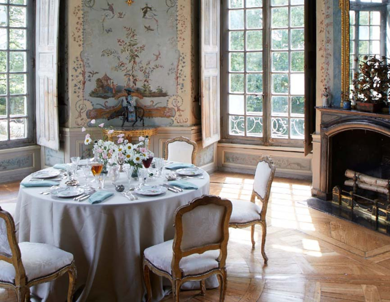© Fondation du Patrimoine. Le salon chinois du château d’Haroué vient d’être lauréat du programme Patrimoine et tourisme local de la Fondation du Patrimoine.