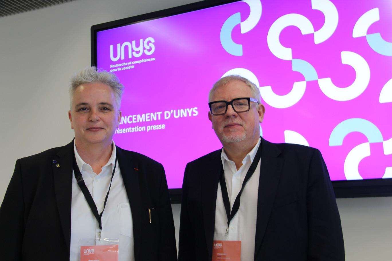 © Emmanuel Varrier. «L’arrivée de la marque Unys n’est qu’une première étape. Sur la cible Entreprises, nous devons continuer à accentuer nos actions pour aller vers elles et faire connaître l’intérêt de la Recherche pour répondre à leurs besoins en terme de développement et de croissance», assurent Hélène Boulanger, présidente de l’Université de Lorraine et Christian Schwartz, président du centre Inrae Grand Est Nancy.