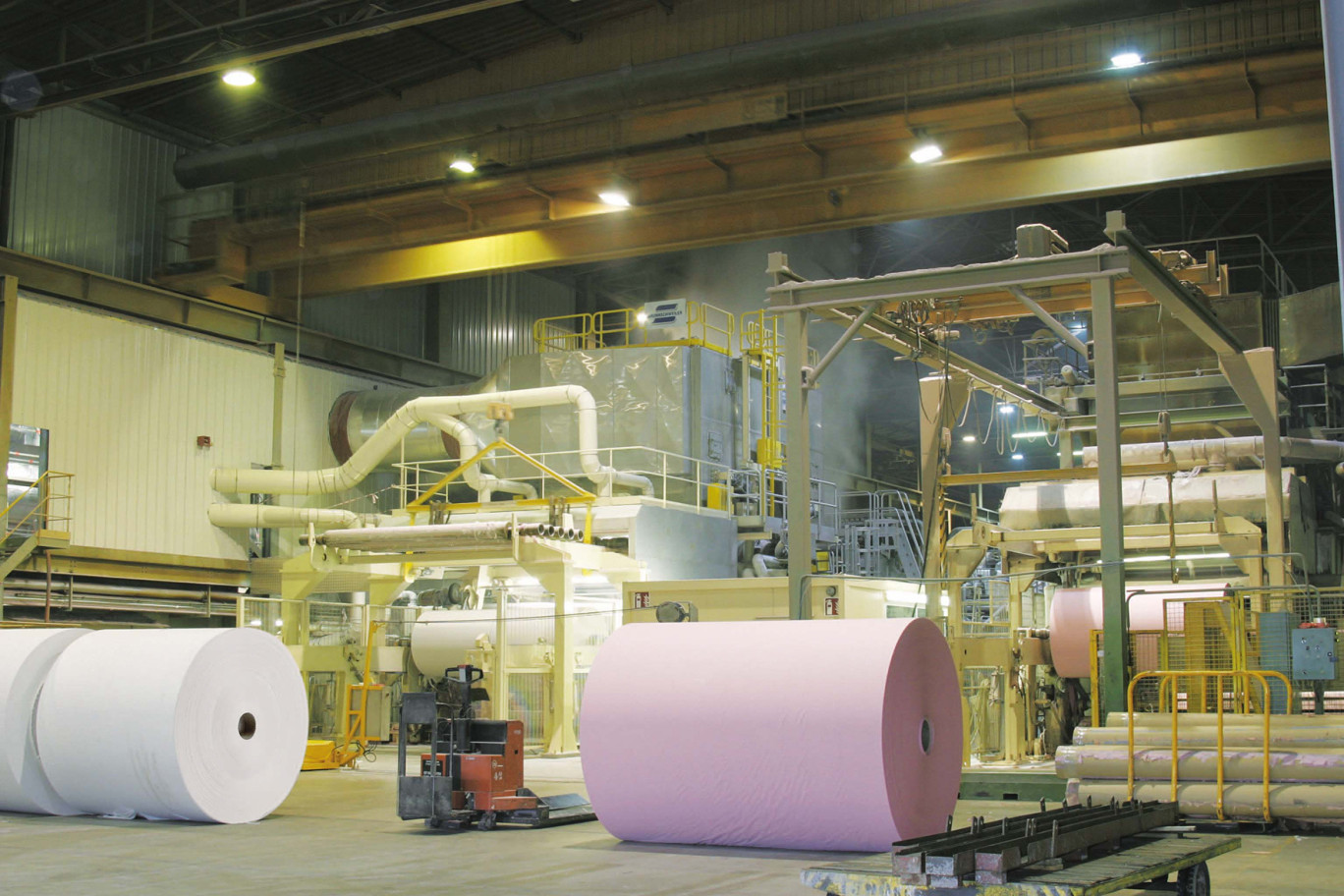 © Lucart. Une nouvelle ligne de transformation va prendre place à l’automne prochain sur le site de Laval-sur-Vologne du Lucart, leader européen du recyclage de papier et de briques alimentaires.