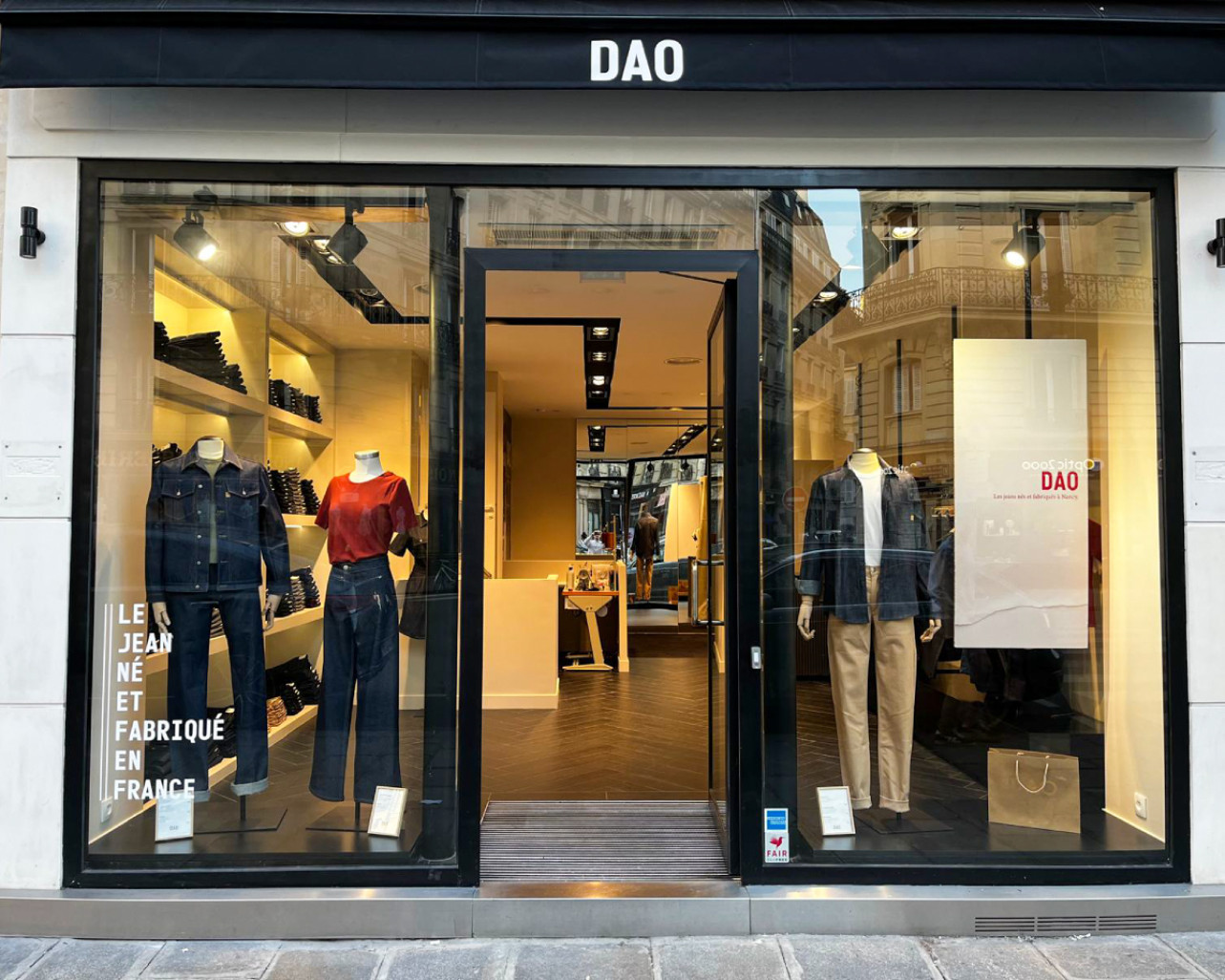 © Davy Dao. La marque nancéienne de jean écoresponsable, Davy Dao, vient d’ouvrir début avril une boutique dans le 6e arrondissement de Paris.