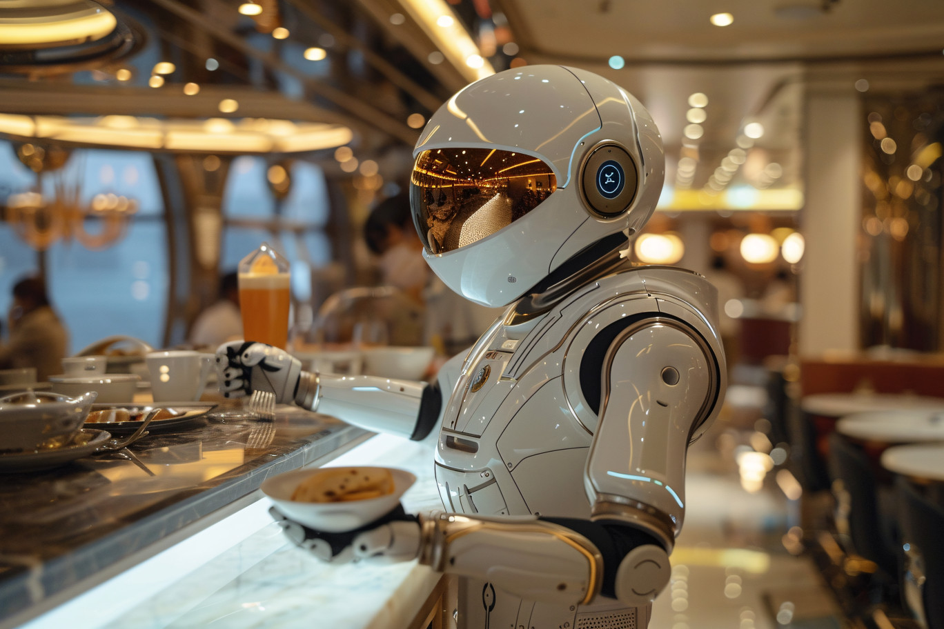 Les robots nous seront familiers dans les salons du futur. © D.R.