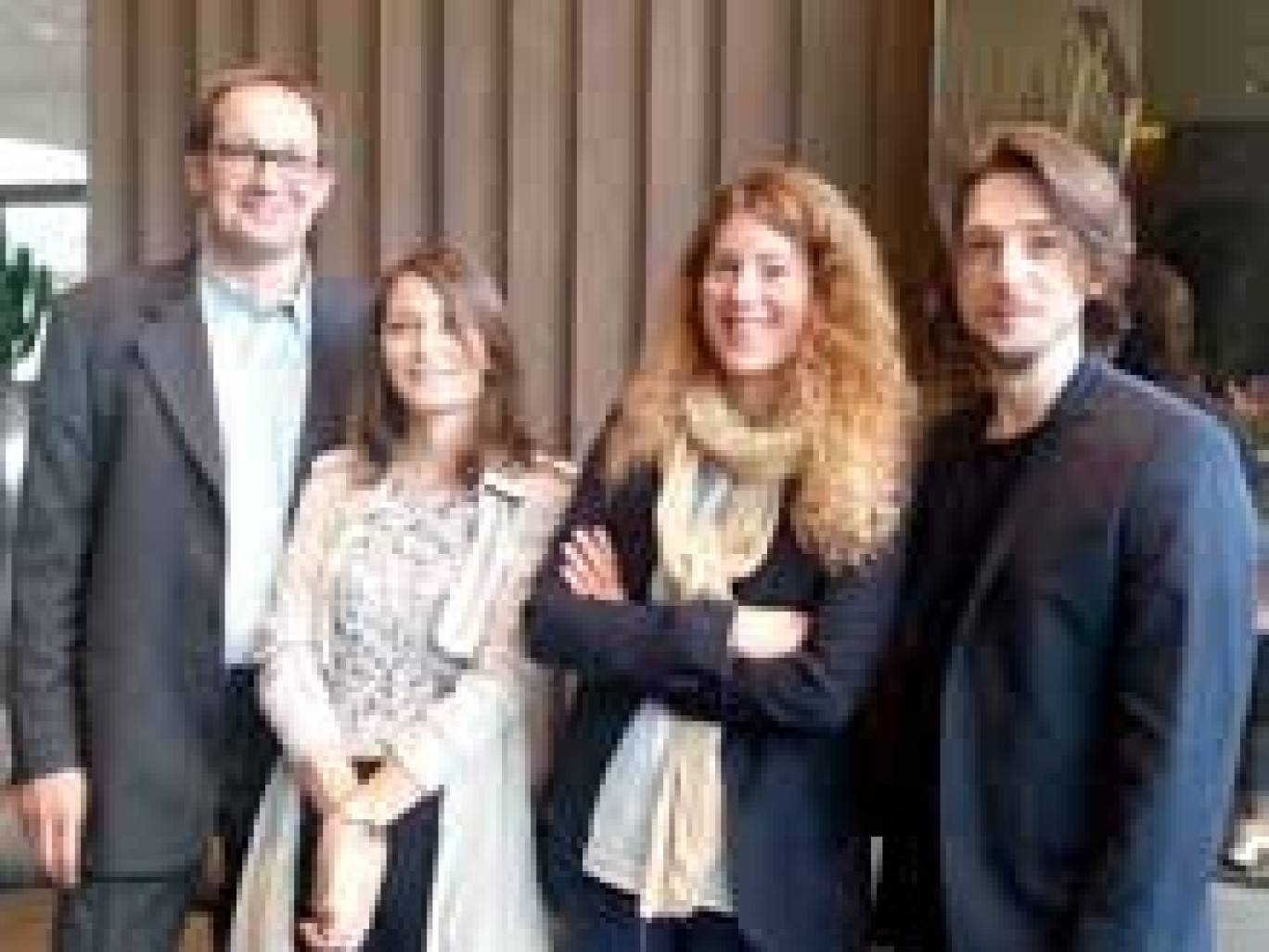 Didier Hildenbrand du Plab et les lauréats de l’Educ Tour.