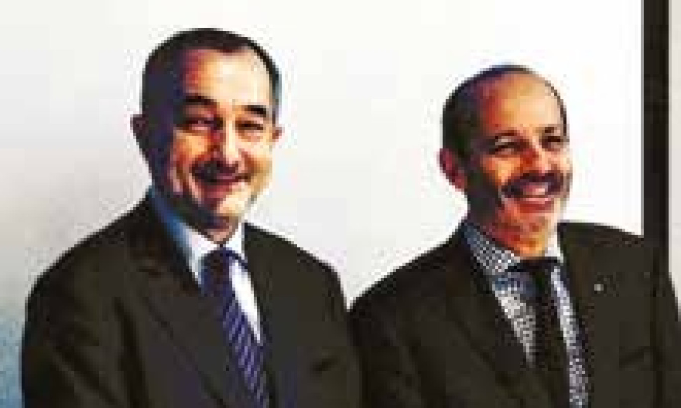 Lionel Guérin, pdg de Hop et David Pouyanne, président de Réseau Entreprendre.