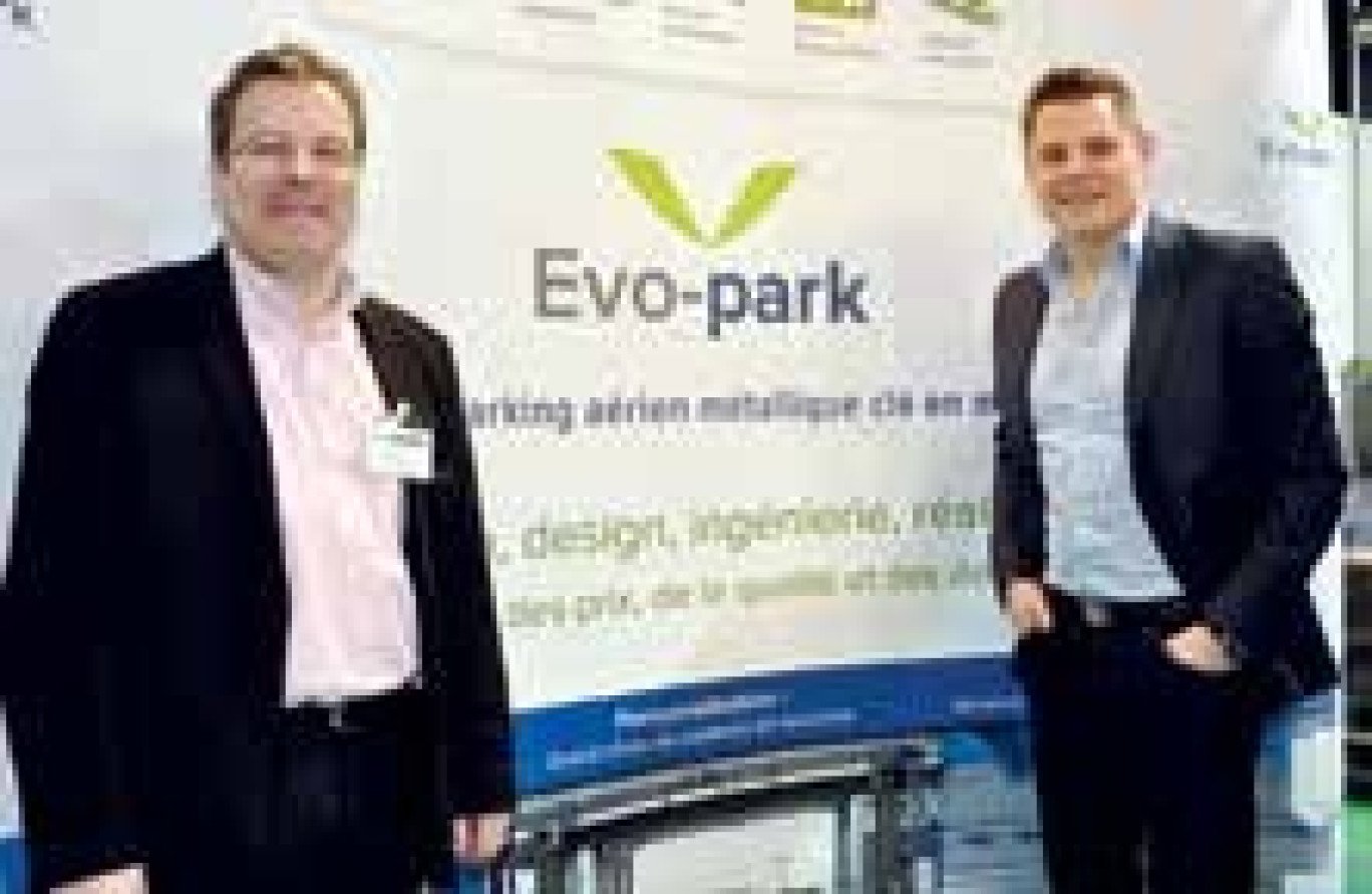 Nancy Construction a présenté sa nouvelle marque Evo-Park sur le dernier salon Urbest à Metz.