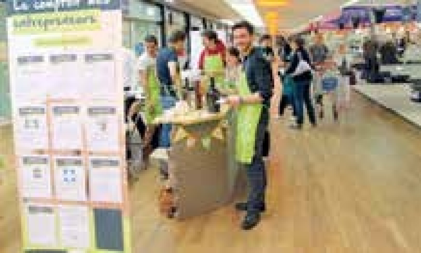 Étude de marché terrain à l’occasion de la 4ème édition du Comptoir des Entrepreneurs.