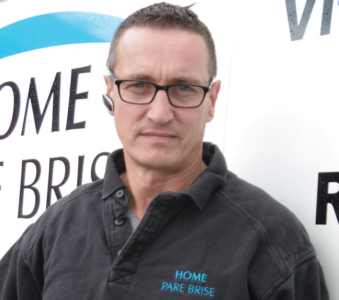 Jean-Claude Vennet, gérant de Home Pare Brise, à Houdemont.