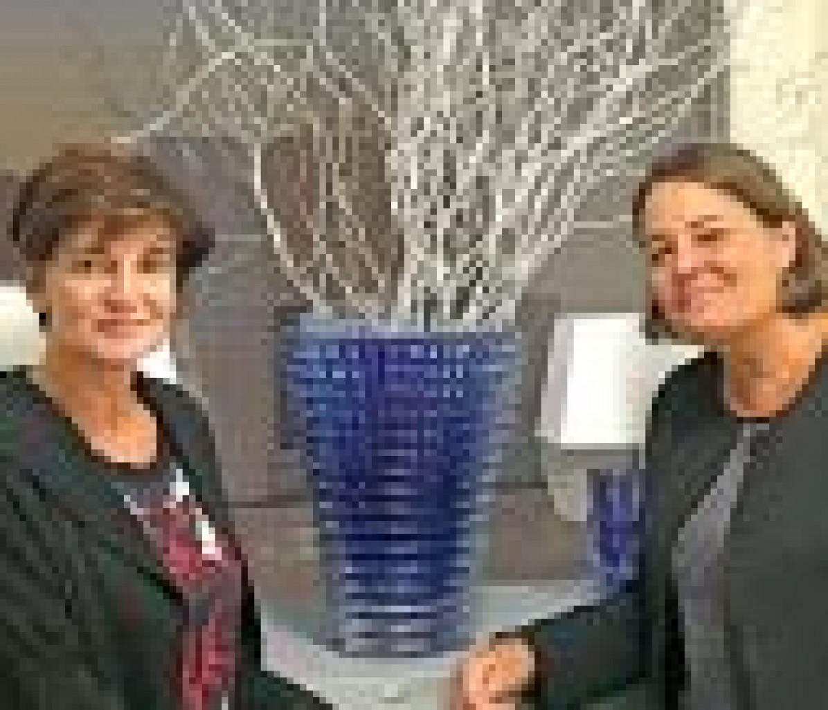 Daniela Riccardi, directrice générale de Baccarat et Florence Legros, directrice générale d’ICN Business Scho