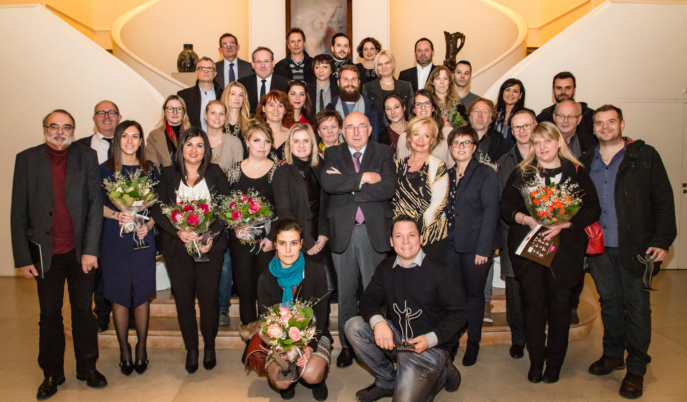 Crédit : Sublimanie
Les lauréats du cru 2017 du Concours Trajectoires viennent de recevoir leurs trophées, le 13 décembre au musée des Beaux-Arts de Nancy.