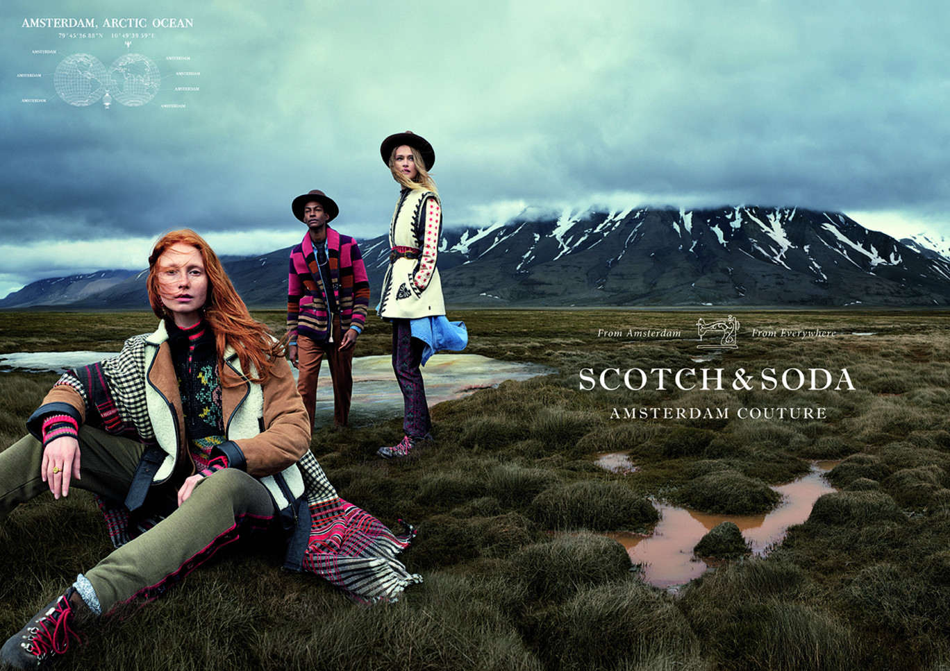 Pour la collection Automne/Hiver 2017, Scotch &amp; Soda a choisi pour décor tous les Amsterdam du monde.