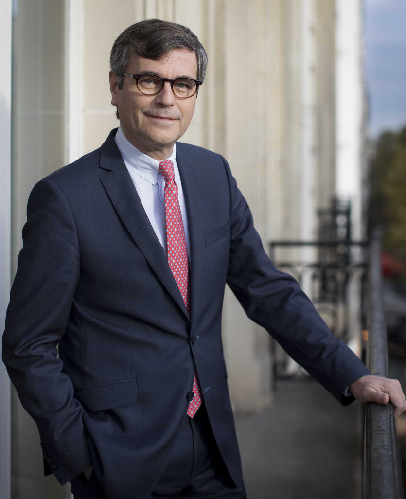 Didier Coiffard, President du Conseil Supérieur du Notariat dans son bureau Parisien. Paris, FRANCE-17/10/2016.
Crédit photo : ©Romuald Meigneux.