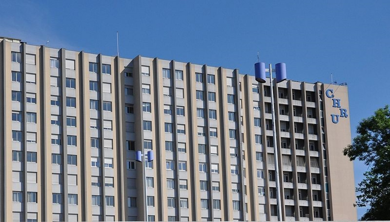 Plusieurs bâtiments du CHU de Nancy se trouvent sur le plateau du Brabois.