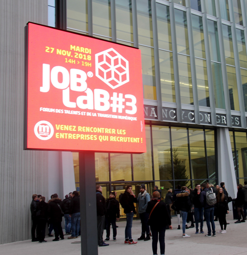 L’édition 2018 du JobLab, forum des talents du numérique, a fait le plein au centre de congrès Prouvé de Nancy le 27 novembre.