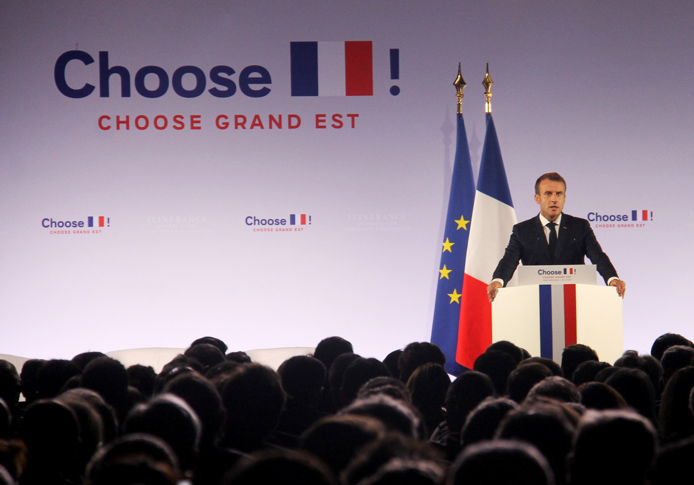 «Le Grand Est a cette faculté à surmonter les épreuves», a assuré Emmanuel Macron, le président de la République au «Choose Grand Est».
