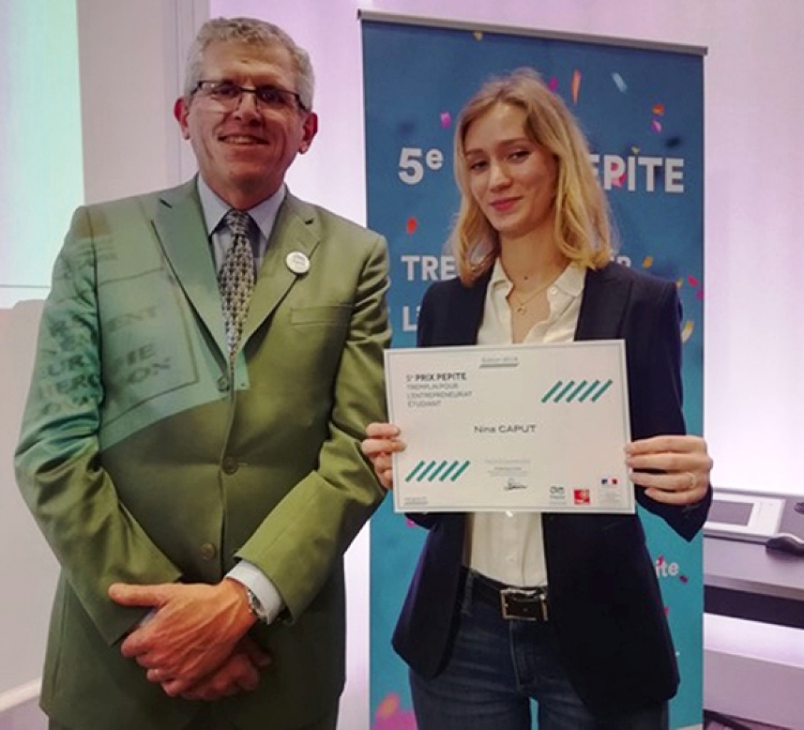 Nina Caput d’Equineledger est l’une des lauréates du Prix Pépite Grand Est 2018 du Peel.