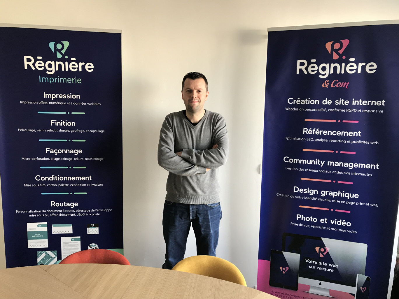 Nicolas Régnière, dirigeant du groupe Régnière.