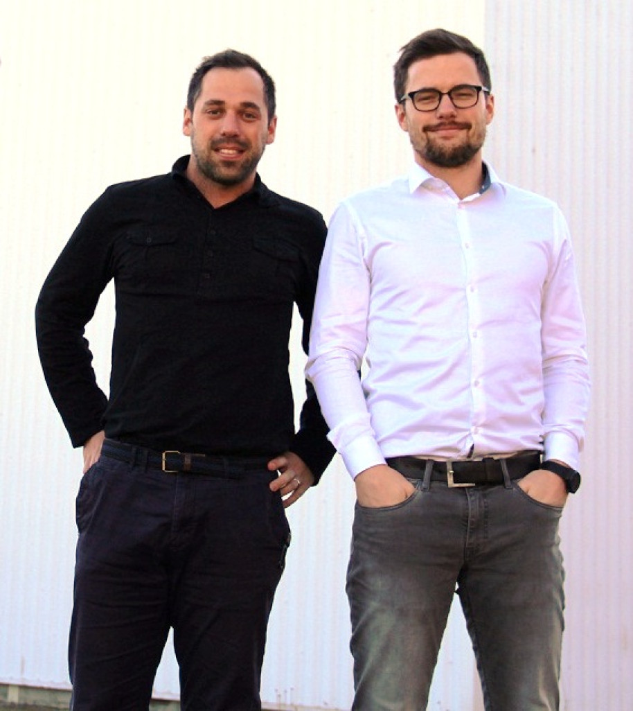 (De gauche à droite) Romain Cini, président, et Guillaume Cini, directeur général.