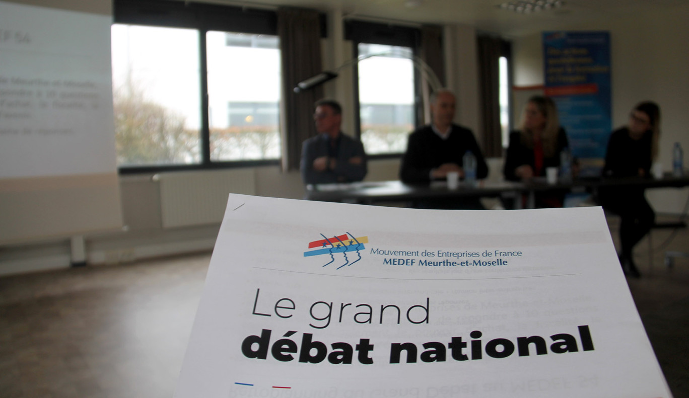 Le Medef 54 avec la CPME vient de restituer les résultats des différentes actions départementales dans le cadre du grand débat national.